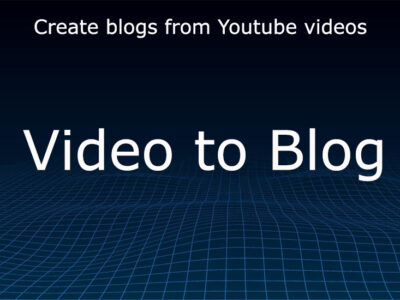 Video to Blog